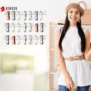 Giá đỡ kính mắt Acrylic Kính râm treo tường Tổ chức lưu trữ Kính mắt Hiển thị Móc treo Ra Kệ trang sức VN