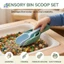 Khay cảm giác Montessori Đồ chơi giáo dục bằng nhựa ABS cho trẻ mới biết đi Học mầm non tại nhà