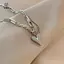 Mặt dây chuyền trái tim mát mẻ sáng tạo Nelace cho nữ Cô gái Thời trang đơn giản có thể điều chỉnh chuỗi xương đòn Phụ kiện trang sức Quà tặng [Mina]
