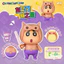 Bán chạy Crayon Shin-Chan Salvation Hero Series Búp bê lắp ráp vui nhộn có thể lồng tiếng Zaemon Shin-Chan Quà tặng trang trí búp bê- * - &
