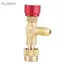 Belleshopp Belleshopp Huairdum Van Điều Chỉnh Lưu Lượng 1/4 -5/16 Đồng Thau Cho Ống Sạc Môi Chất Lạnh R410A
