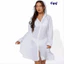 CQCJ Beach Bikini Cover-up, Đầm dài nút quá khổ màu trơn, Áo sơ mi dài tay Boho Trang phục kỳ nghỉ