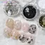 Khung Ảnh 1Jar Vàng Bạc Màu Hoa Lá Mảnh Móng Tay Kim Sa Lấp Lánh Móng Tay Nghệ Thuật Trang Trí Làm Móng Tay Đầu Quyến Rũ Cho Nữ Bé Gái DIY Phụ Kiện VN