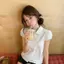 Cổ búp bê phong cách đi lại hàng ngày Áo sơ mi ngắn tay sọc trắng dành cho nữ Mùa hè Phong cách mới Niche Tính khí Thiết kế dáng ôm hơn Cảm giác