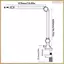 Giá đỡ micro để bàn mới Bấm Mic Cantilever có thể điều chỉnh Giá đỡ treo Boom Scissor Arm để phát trực tiếp