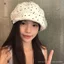 Phong Cách Hàn Quốc Ngôi Sao Chấm Bi Nữ Xuân Hè Phong Cách Mới Mặt Ngọt Ngào Nhỏ Phù Hợp Với Newsboy Mũ Họa Sĩ