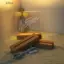 DELMER Đèn LED Giá Đỡ Hình Chữ Nhật Pha Lê DIY Nghệ Thuật Trang Trí Dạ Quang Đế Phòng Nhựa Đèn Ngủ Đế