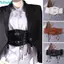 FUHUIOT Ren Cummerbunds, Thắt Lưng Corset Da Có Thể Điều Chỉnh, Punk Giảm Béo Dây Buộc Hoa Eo Rộng Đầm Corset