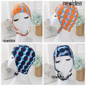 Mũ bơi NEWIDEA, Mũ bơi người lớn có thể điều chỉnh bảo vệ tai, Mũ bơi Nylon đàn hồi cao đa năng Thể thao dưới nước