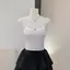 Pháp quây Hoa cay ngọt ngào mùa hè gợi cảm Áo yếm mỏng mới dành cho nữ Slim-fit Slimmer Look Inner Top Women