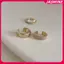 JASMINE 3 Cái / bộ Thời Trang Hình Chữ C Zircon Vòng Tai Không Xuyên Kẹp Tai Cho Nữ Tính Khí Tối Giản Bông Tai Dự Tiệc Trang Sức Quà Tặng JASMINE