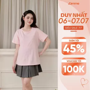 Áo thun bầu Lamme Tee chất liệu cotton cao cấp thấm hút mồ hôi, kiểu dáng basic dễ phối thiết kế BY L'AMME