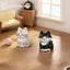GE 5 Chiếc Hoạt Hình Đáng Yêu Mèo Nhựa Các Bức Tượng Nhỏ Đồ Trang Trí Cho DIY Micro Phong Cảnh Văn Phòng Trang Trí Bàn Làm Việc VN