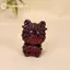 GE Miniature Padauk Sheep Zodiac Hình khắc chi tiết để trang trí năm mới của Trung Quốc VN