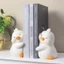 Vịt Bookends Nhựa Dễ Thương Bookends Sách Kết Thúc Hoạt Hình Sách Chống Trầy Xước Cho Trẻ Em, Phòng Trẻ Em, Bàn Ký Túc Xá