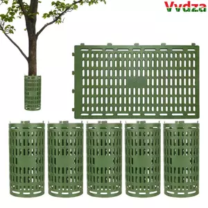 VVDZA Sapling Tree Cover, Xanh Dày Thân Cây Bảo Vệ, Cao Cấp Có Khóa PP Có Thể Điều Chỉnh Bảng Cây Sân Vườn Cảnh Quan Ngoài Trời