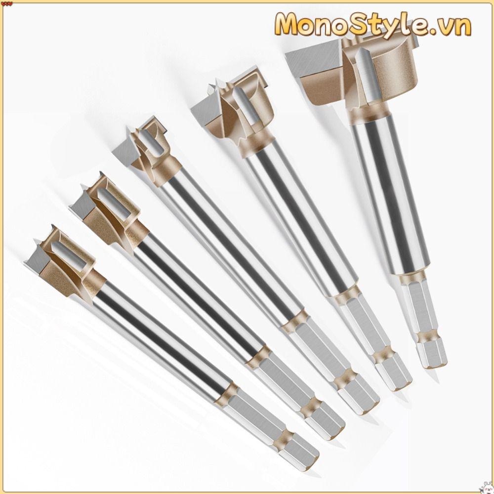 Mũi khoan bản lề MONOSTYLE, Mũi khoan đôi 10-25mm, Máy cắt lỗ ba lỗ cacbua vonfram
