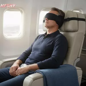 Gối du lịch đường viền HFSHY 3D & Mặt nạ ngủ Bộ dây đeo có thể điều chỉnh áp suất mắt bằng không cho giấc ngủ tại nhà Du lịch nghỉ ngơi VN