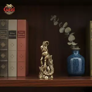Tượng Cừu Cung Hoàng Đạo Trung Quốc Bước Trên Tiền Tượng Dê Nhựa Mini Trang Trí Để Bàn Cho Bảng Điều Khiển Ô Tô Quà Tặng Trang Trí Nhà [VN]