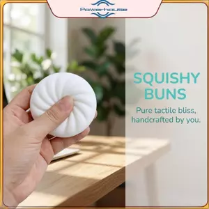 Bộ bóng áp lực bánh bao POWER DIY để giảm căng thẳng Trẻ em Người lớn Đồ chơi giác quan Fidget Lớp học Sử dụng tại nhà.