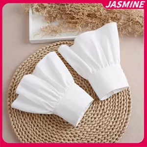JASMINE Móng Tay Ảnh Găng Tay Đẹp Nhẹ Nhàng Giả Vòng Tay Trang Trí Voan Flare Cuff Thời Trang Gợi Cảm Móng Tay Nghệ Thuật Phụ Kiện Đạo Cụ Chụp Ảnh JASMINE