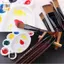 6 Cái / bộ Bàn chải vẽ tranh Acrylic bằng Nylon phẳng Đồ dùng nghệ sĩ ELWW