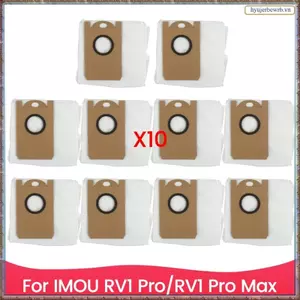 Túi lọc bụi cho máy hút bụi RV1 Pro/RV1 Pro Max, dung tích lớn, phụ kiện thay thế vệ sinh nhà cửa