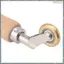 Con lăn giấy dán tường 40mm Con lăn đường may Thép, Tay cầm bằng gỗ Con lăn đường may silicon Sử dụng kép Bánh xe đồng thau để hàn PVC Dễ sử dụng Dễ dàng mang theo