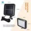 Đèn tường năng lượng mặt trời Đèn cảm biến chuyển động ngoài trời 56 đèn LED an ninh ban đêm cho sân vườn Nhà để xe Đường lái xe Hàng rào hiên nhà