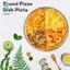 Bộ 2 Chảo Pizza 10 Inch, Khay Nướng Bánh Tròn Pizza Inox, Chảo Nướng giòn để Phục Vụ Nướng Bánh,