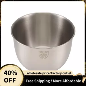 Nhà Bếp Thép Không Gỉ 304 Bát Trộn Thiết Kế Sâu Nấu Nướng Bánh Bánh Mì Salad Bếp Trộn Bát