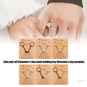 Stay Lovely 1 Cặp Móc Khóa Sáng Tạo Thẻ Lời Hứa Bao Gồm Bất Ngờ Sang Trọng