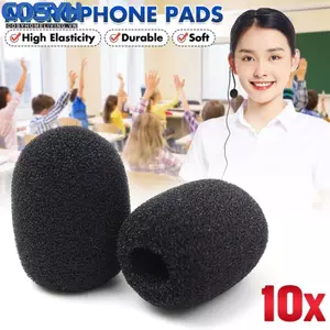 <cosyh>Headset Microphone Pads Noise Concelling Soft Foam Pad Good Elasticity