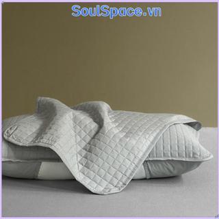 Vỏ gối SOULSPACE, Tấm bảo vệ gối lớp cách ly chống nấm mốc, Dầu đầu chống thấm nước Bảo vệ lõi gối chống mồ hôi