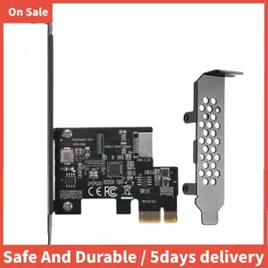 Thẻ mở rộng chữ A PCI-E 1X sang USB 3.2 GEN1 5Gbps Type-E, Giao diện Type-C phía trước cho máy tính để bàn (ASM1042A)