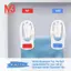 Máy phân phối nước thay thế loại đẩy Vòi nhựa trắng 2 chiếc