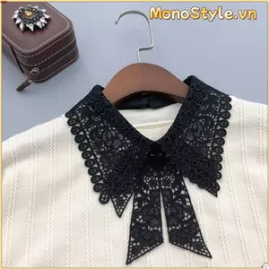 MONOSTYLE Cổ Giả Có Thể Tháo Rời, Polyamide DIY Cổ Giả, Khăn Choàng Quấn Trang Trí Ve Áo Nửa Áo Sơ Mi Nữ Bé Gái