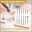Bộ 12 Quả Bóng Hình Tròn - 3 / 32Inch Shank Trang Sức Làm Burs Hình Bóng Tròn Khắc Bit