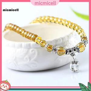 MIC _ Vòng tay nữ Hạt trong suốt sành điệu Vòng tay dây chuyền nữ pha lê giả cho cuộc sống hàng ngày