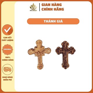Charm Thánh Giá Trầm Hương Tự Nhiên 10mm 12mm Phụ Kiện Vòng Tay Vòng Cổ - Mộc Trầm Hương MTH