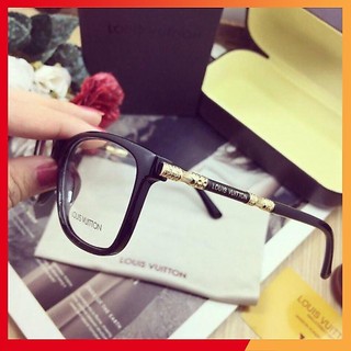 Gọng kính cận vuông thời trang trang nâu eyewear