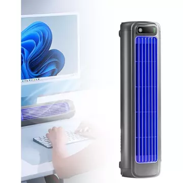 2026 Nâng cấp điều hòa di động Cooling Ace, nâng cấp quạt làm mát với 3 tốc độ & màn hình cảm ứng LED, điều hòa không khí sạc USB cho phòng ngủ, văn phòng tại nhà (Xám) TSP
