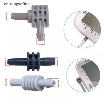 Chitengyefine 1 Chiếc Máy Đo Huyết Áp Kỹ Thuật Số Cánh Tay Vòng Tay Đầu Nối Ống Đơn Thay Thế Cho Cánh Tay Tonometer Sphygmomanometer vn