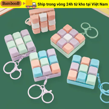 Bàn phím đồ chơi Fidget BAMBOOB, Nút bàn phím Màu sắc ngẫu nhiên Nút móc khóa Đồ chơi, Vui nhộn Lắp ráp tự do Phong cách Móc khóa Thiết kế chín phím Đồ chơi giảm căng thẳng Đồng hành du lịch
