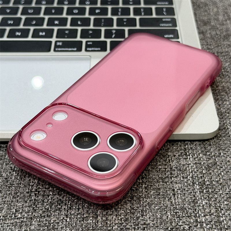 Bốn Góc Túi Khí Tối Thiểu Cao Cấp Ốp Lưng Cho IPhone 18 17 Pro Max 15 16 11 13 12 14 15 16 Plus Mặt Sương Mù Chống Ngã