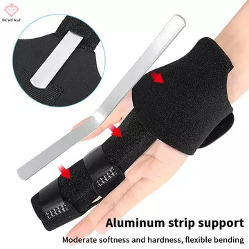 [PCW-T] Nẹp hai ngón tay có thể điều chỉnh Kích hoạt Nẹp ngón tay làm thẳng ngón tay cong gãy Ngón tay cái Nẹp ngón tay Nẹp ngón tay Hỗ trợ chỉnh sửa
