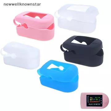 Newwellknownstar Túi Bảo Quản Silicon Kẹp Ngón Tay Máy Đo Oxy Vỏ Bảo Vệ Máy Đo Oxy Y Tế Giá Đỡ Bảo Vệ Ngón Tay Xung Bảo Vệ Braet QWE