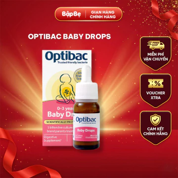 Men Vi Sinh Optibac Baby Drops 10ml – Hỗ Trợ Tiêu Hóa, Cân Bằng Hệ Vi Sinh Cho Bé