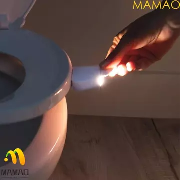 Đèn ngủ vệ sinh MAMAO, Đèn bồn cầu nhẹ tự động, Đèn LED thiết kế chống nước tiện lợi Cảm biến chuyển động Đèn cảm biến chuyển động Đèn cảm biến chuyển động Sử dụng trong nhà