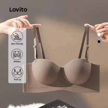 Women's Breathable Bralette Lovito LNE37064